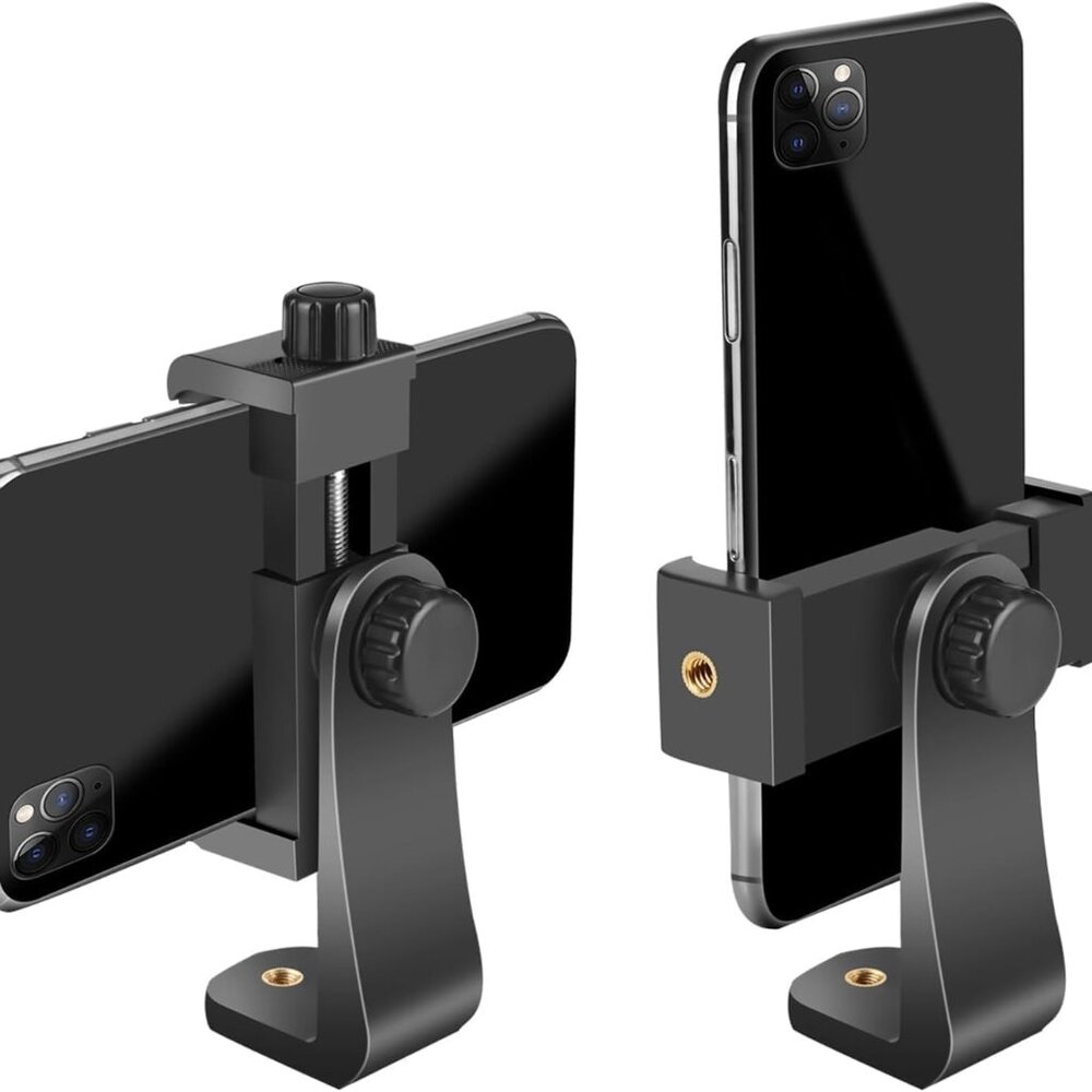 Acuvar Premium Smartphone Holder/Vertical and Horizontal Tripod Mount Adapter